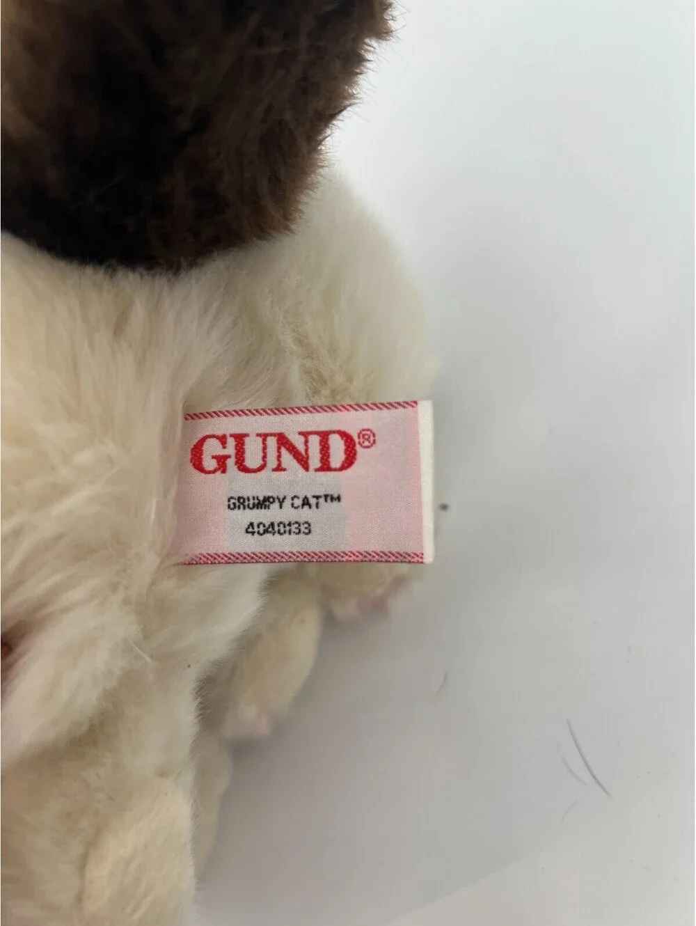 GUND Grumpy Cat Plush Stuffed Animal Realistic Kitty With Tag EUC Clean